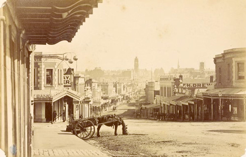 Outside Ballarat street