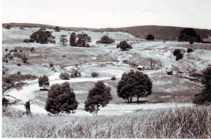 The same view as above a century later.