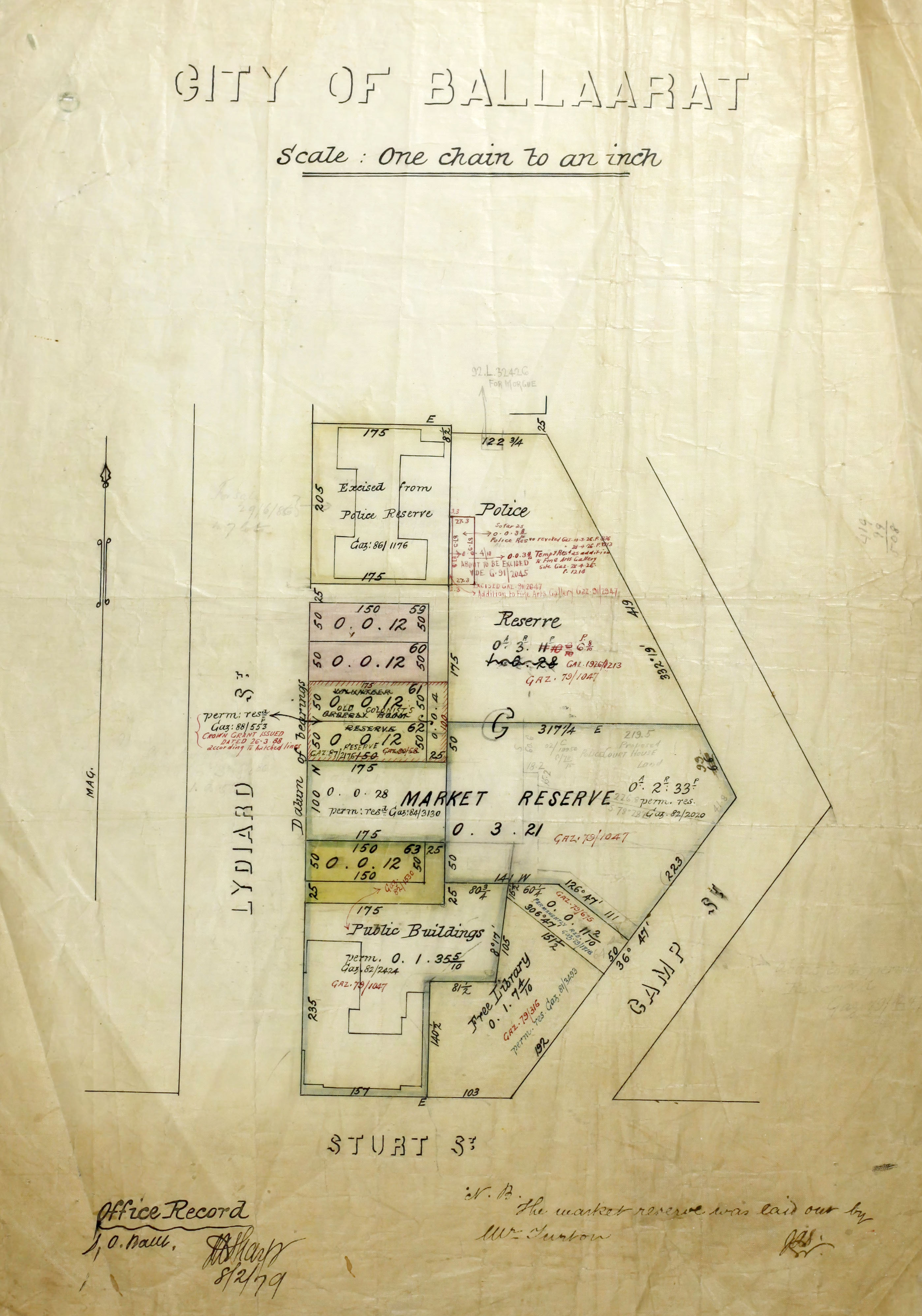 old plan/map