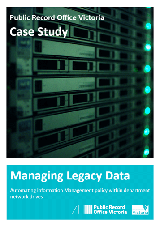 Managing Legacy Data Case Study Cover