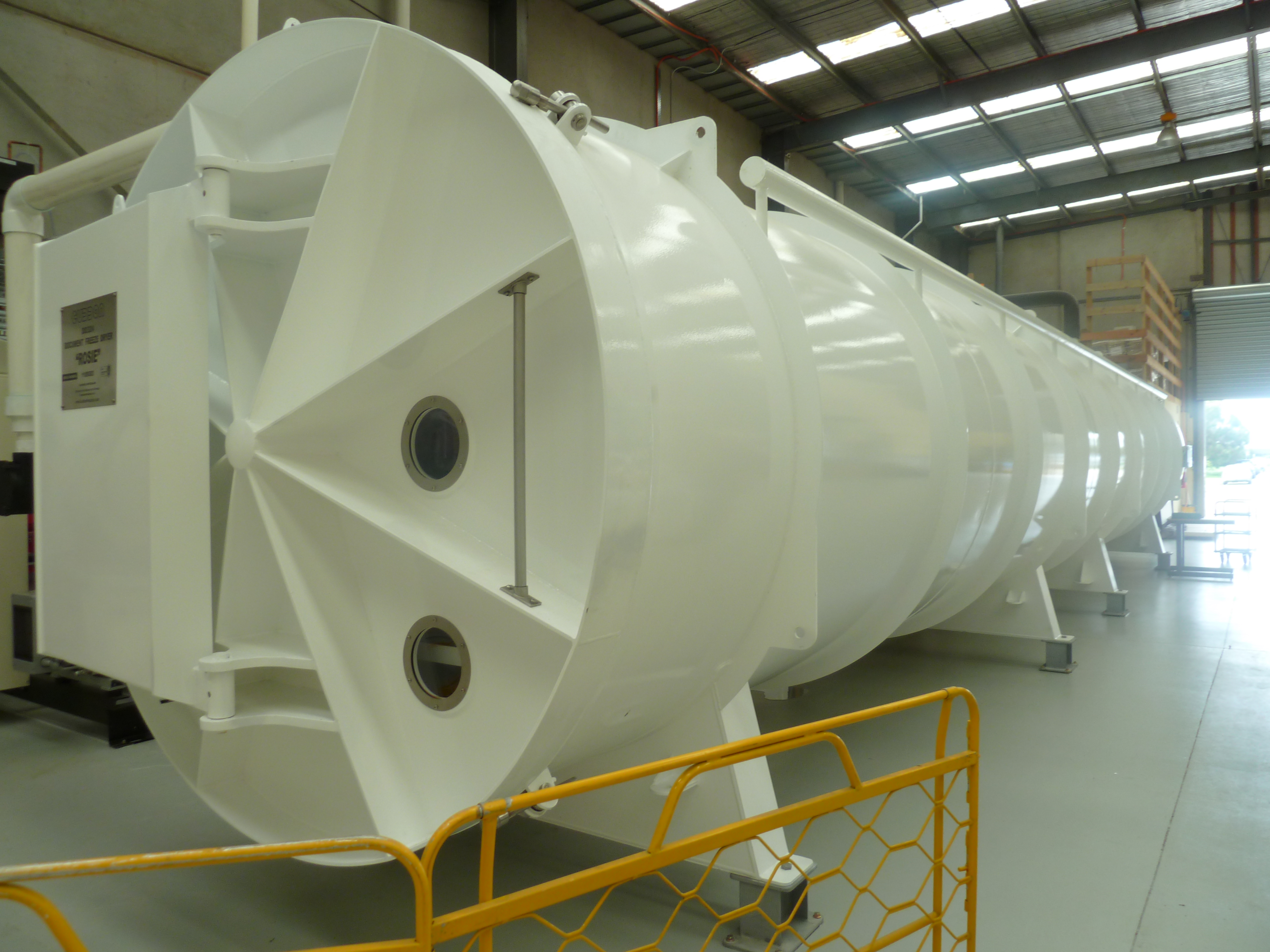 Photo of big round piece of machinery