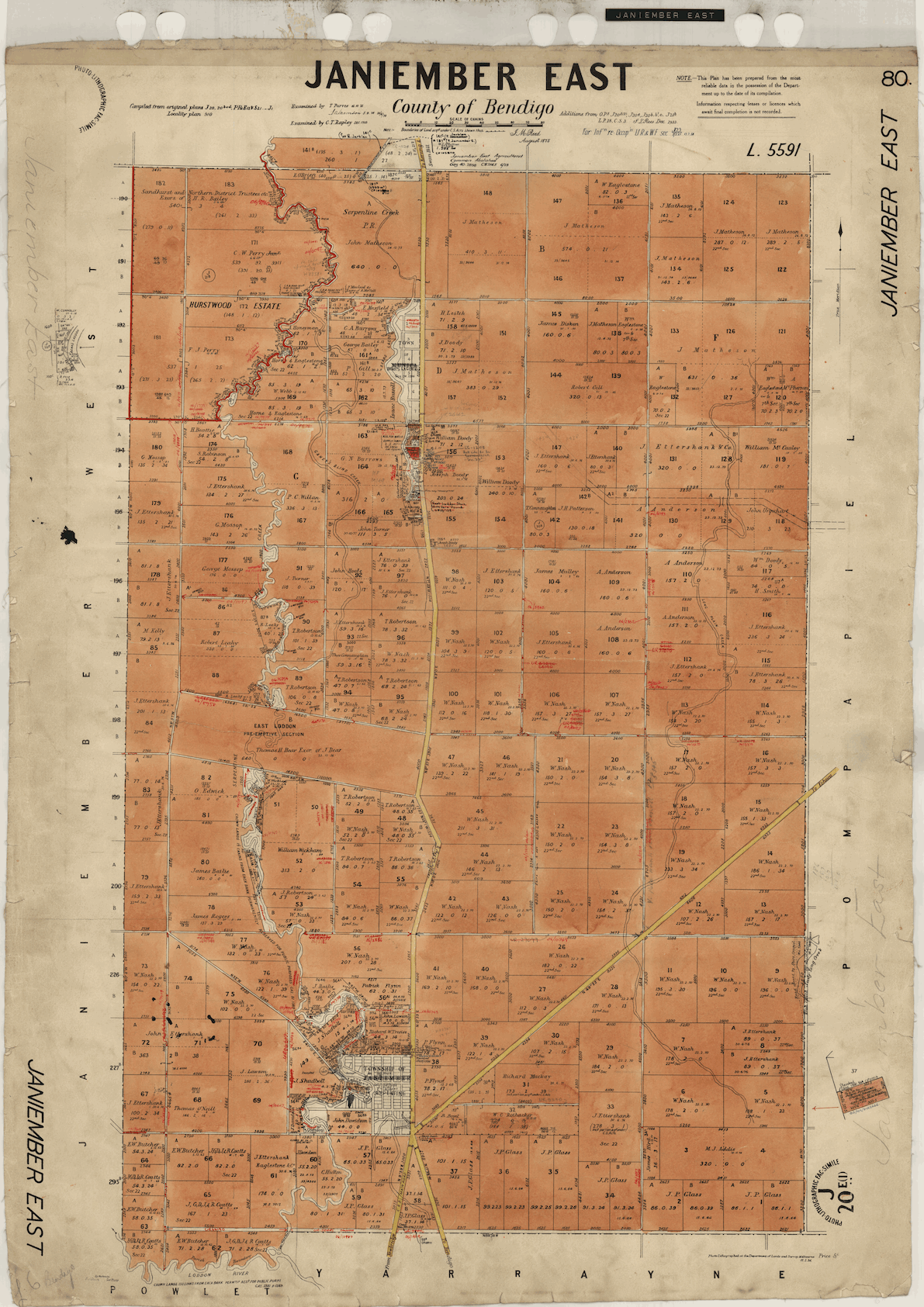 Image of Janiember East Patrish plan.