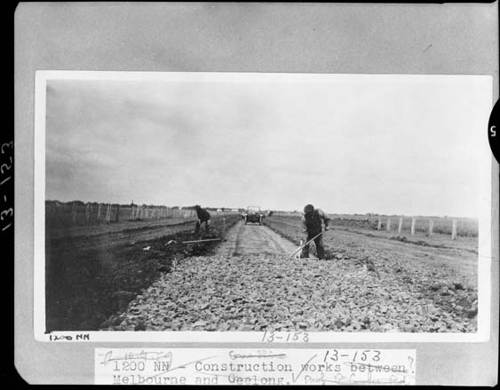 road works by two men