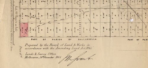 plan of Ballendella