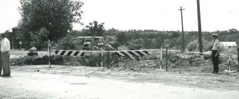 photo of police on a dirt road