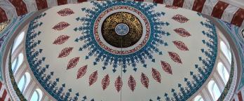 Interior roof of mosque